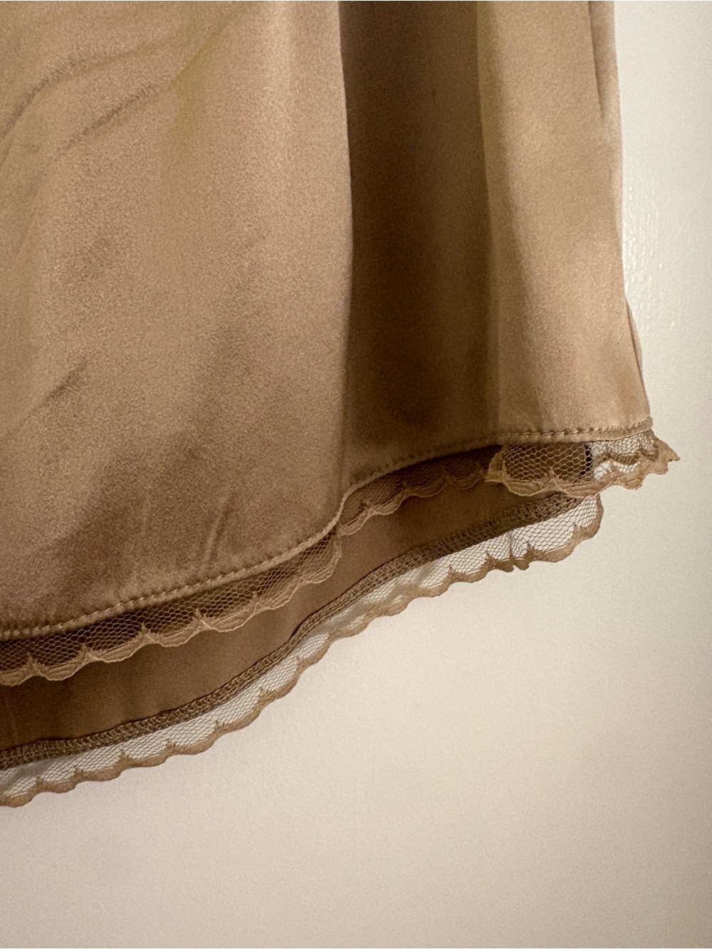 Donni Silk Lace Tap Short in Shitake - Picture 5 of 7